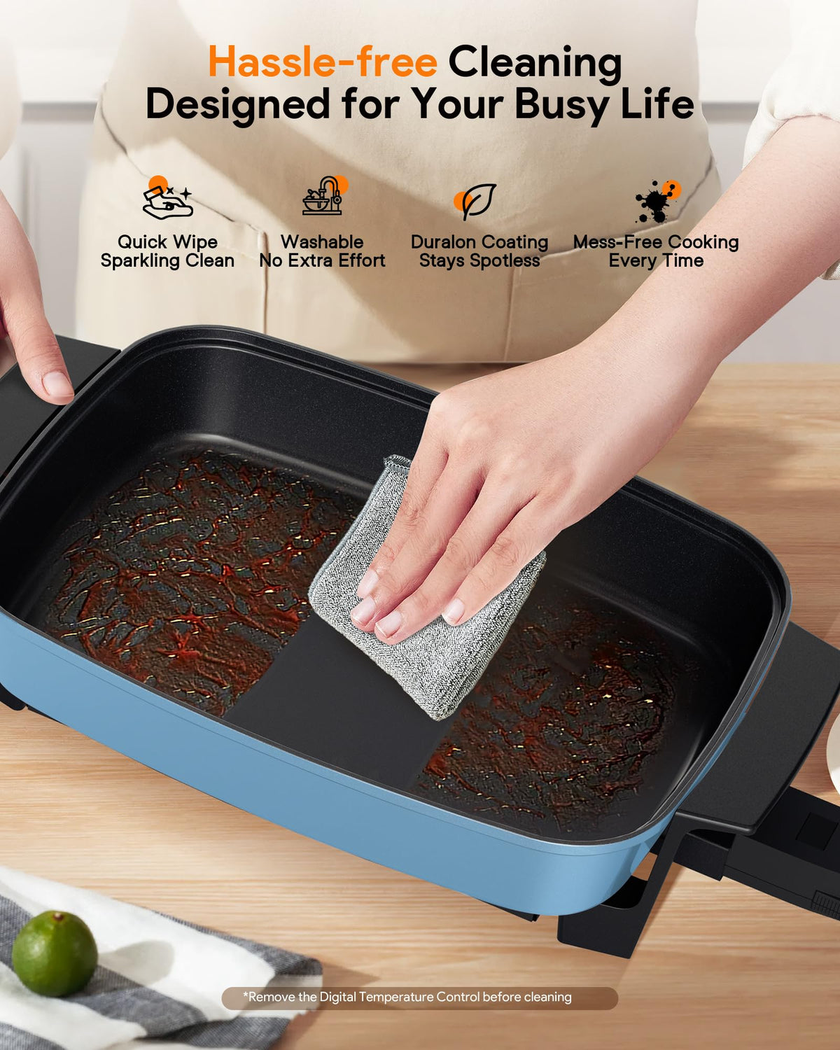 NUWAVE Medley XL cool-touch handles for portable serving