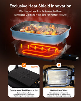 NUWAVE Medley XL included accessories and recipe book in box