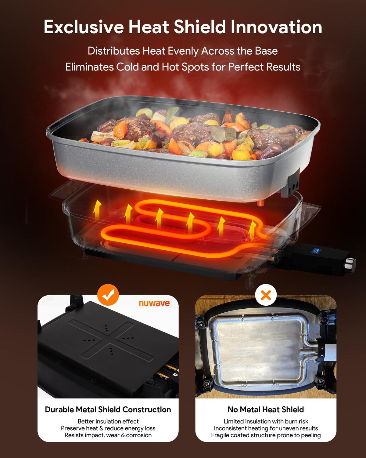Nuwave Medley XL recipe book and accessories included.