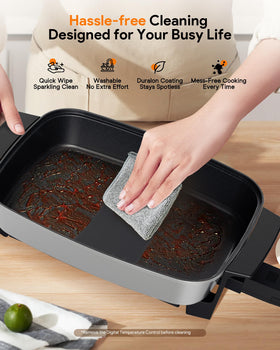 Nuwave Medley XL portable design fits on any flat surface.