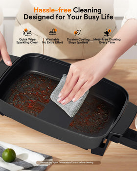 Nuwave Medley XL portable design lets you cook anywhere.