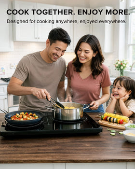 Nuwave PIC Double independent controls for each cooking zone