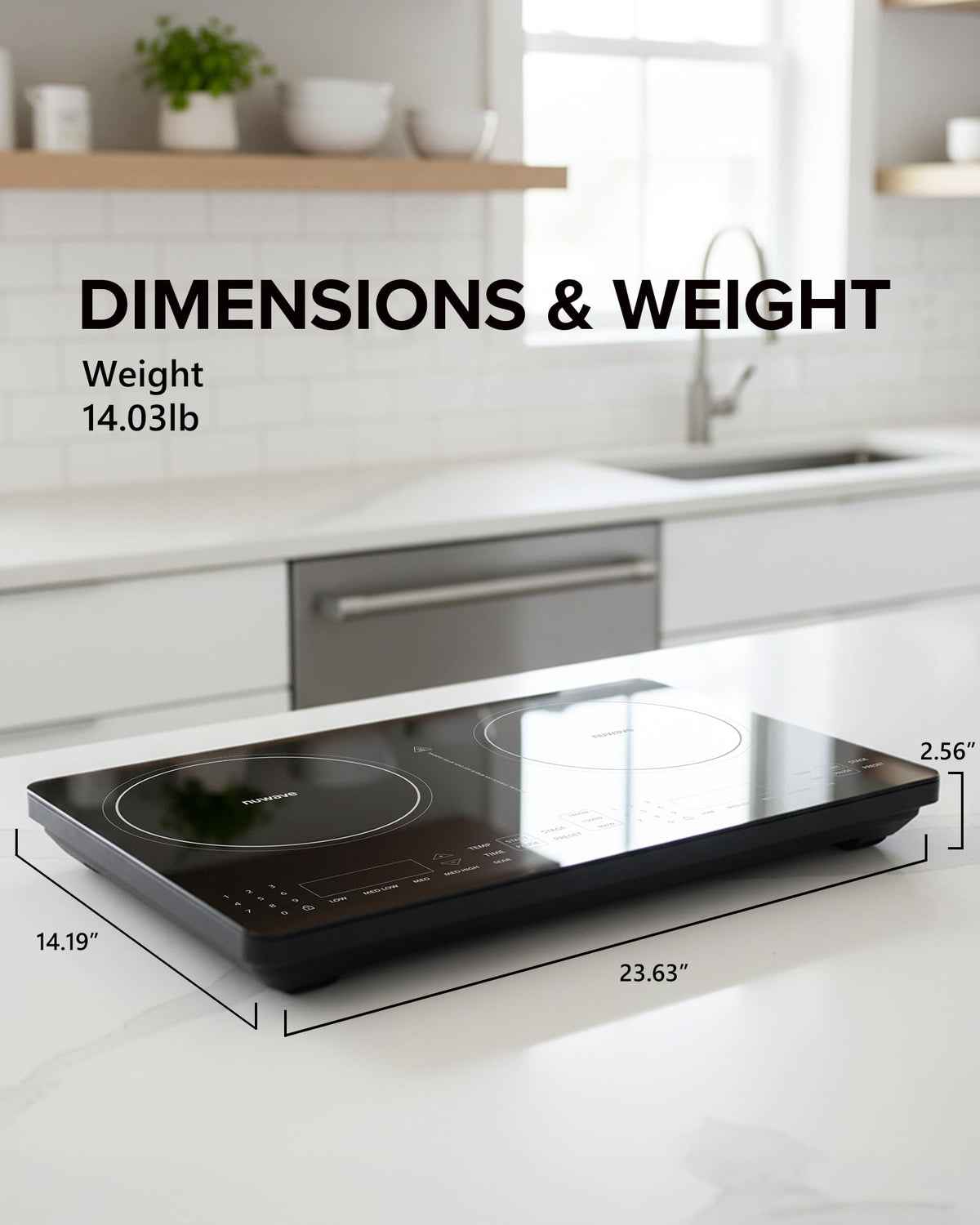 Nuwave PIC Double precision temperature control across 50-575°F