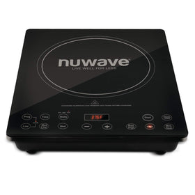 Nuwave Pro Chef induction cooktop surface with large area for versatile cooking.