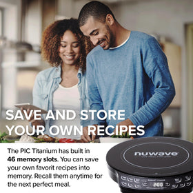 Nuwave 106-temperature presets offer versatile cooking options