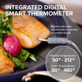 Nuwave patented digital temperature probe enables accurate temperature tracking