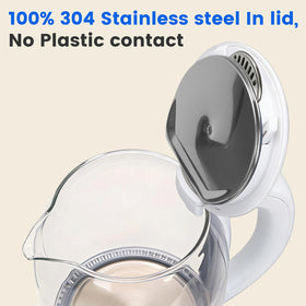Nuxatoms precision pour spout for drip-free tea pouring.
