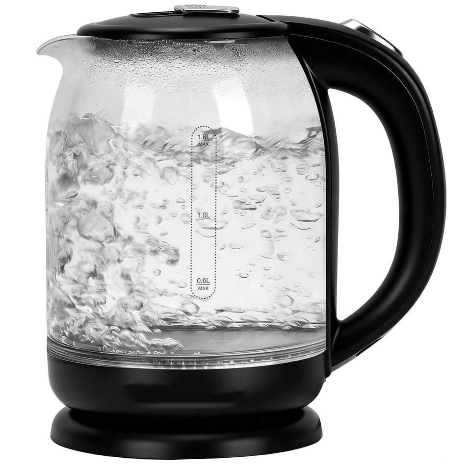 Nuxatoms kettle visual boiling window shows boiling progress clearly for quick heating