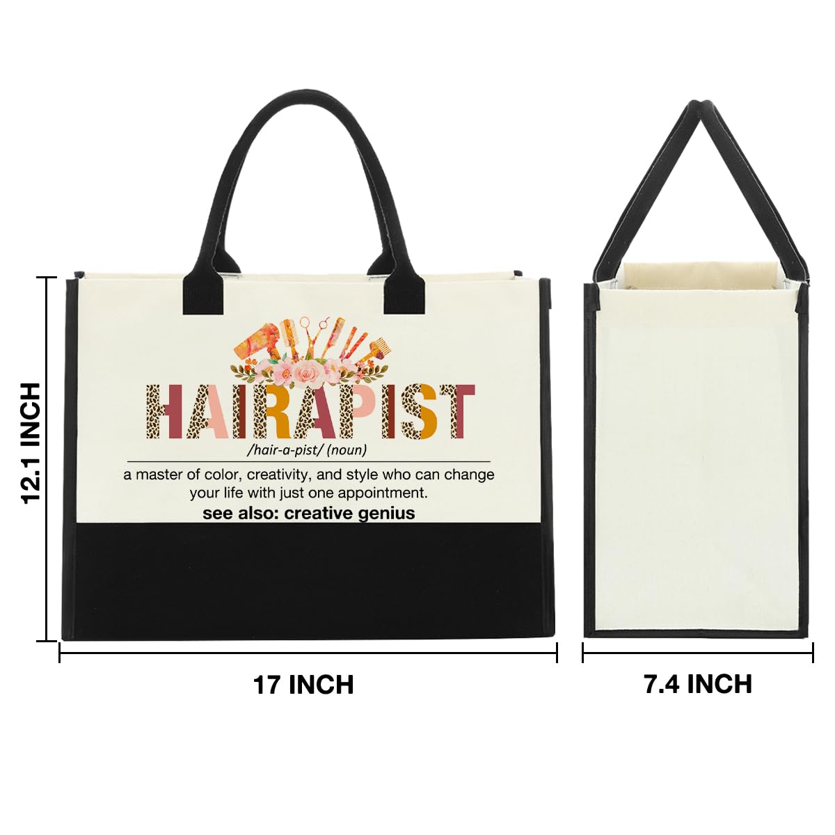 Nvhai Hairstylist Tote multifunction design suits work, shopping, and travel.