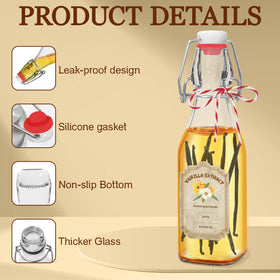 NVioAsport vanilla label stickers personalize jars for gifts and batches.