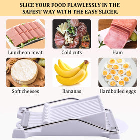 NVTED Slicer makes peeled kiwi slices for fresh salads.