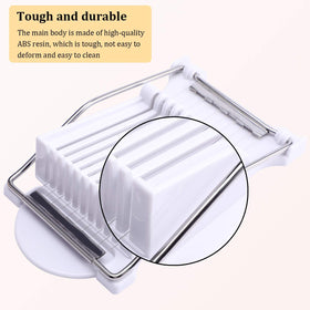 NVTED Slicer cuts soft cheese and butter evenly.