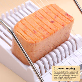 NVTED Slicer with stainless steel wires for precise cuts.