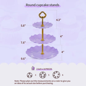 NWK cake stand set two-tier stands create versatile dessert towers for gatherings.