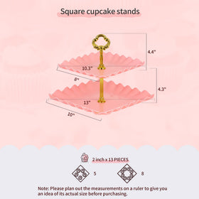 NWK cake stand set three-tier 7-6 inch creates welcoming dessert tiers.