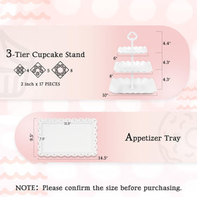 NWK Dessert Stand Set appetizer plates for buffets and snacks