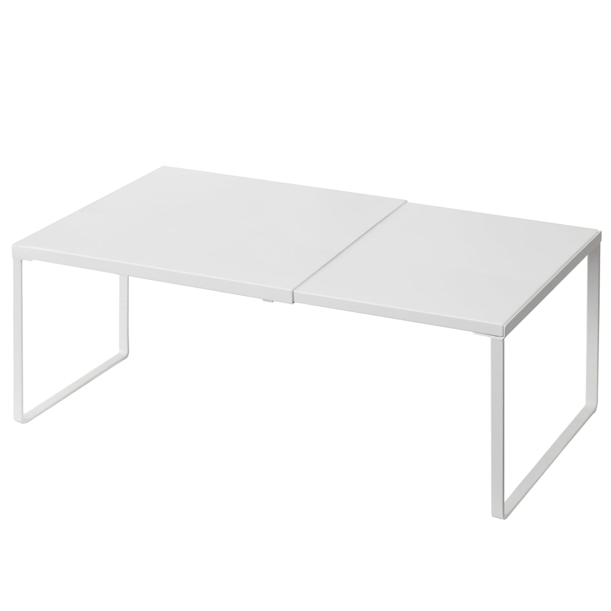 Nxconsu cabinet shelf expandable front view highlights sturdy frame for reliable kitchen storage.