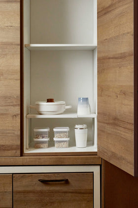 Nxconsu two-tier setup illustrates expanded storage capacity with two expandables.