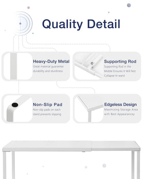 Nxconsu heavy-duty metal frame supports heavy items up to 50 lbs