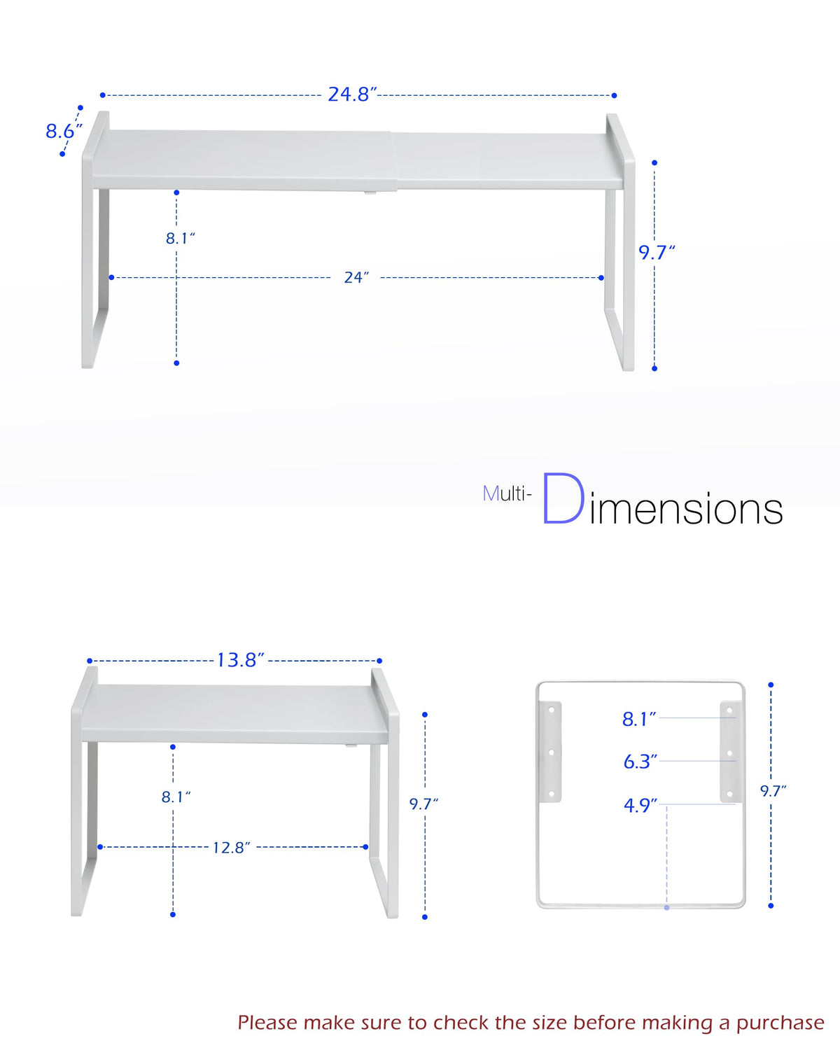 Nxconsu cabinet shelf height adjustable for tall items and tidy cabinets.
