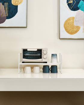 Nxconsu stackable design lets you create multi-tier storage.