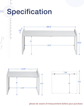 Nxconsu kitchen riser close-up shows sturdy frame and smooth finish.