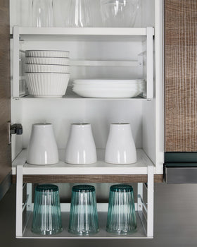 Nxconsu under-shelf basket with adjustable mounting fit