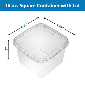 NYHI deli container is freezer and microwave safe for reheating leftovers.