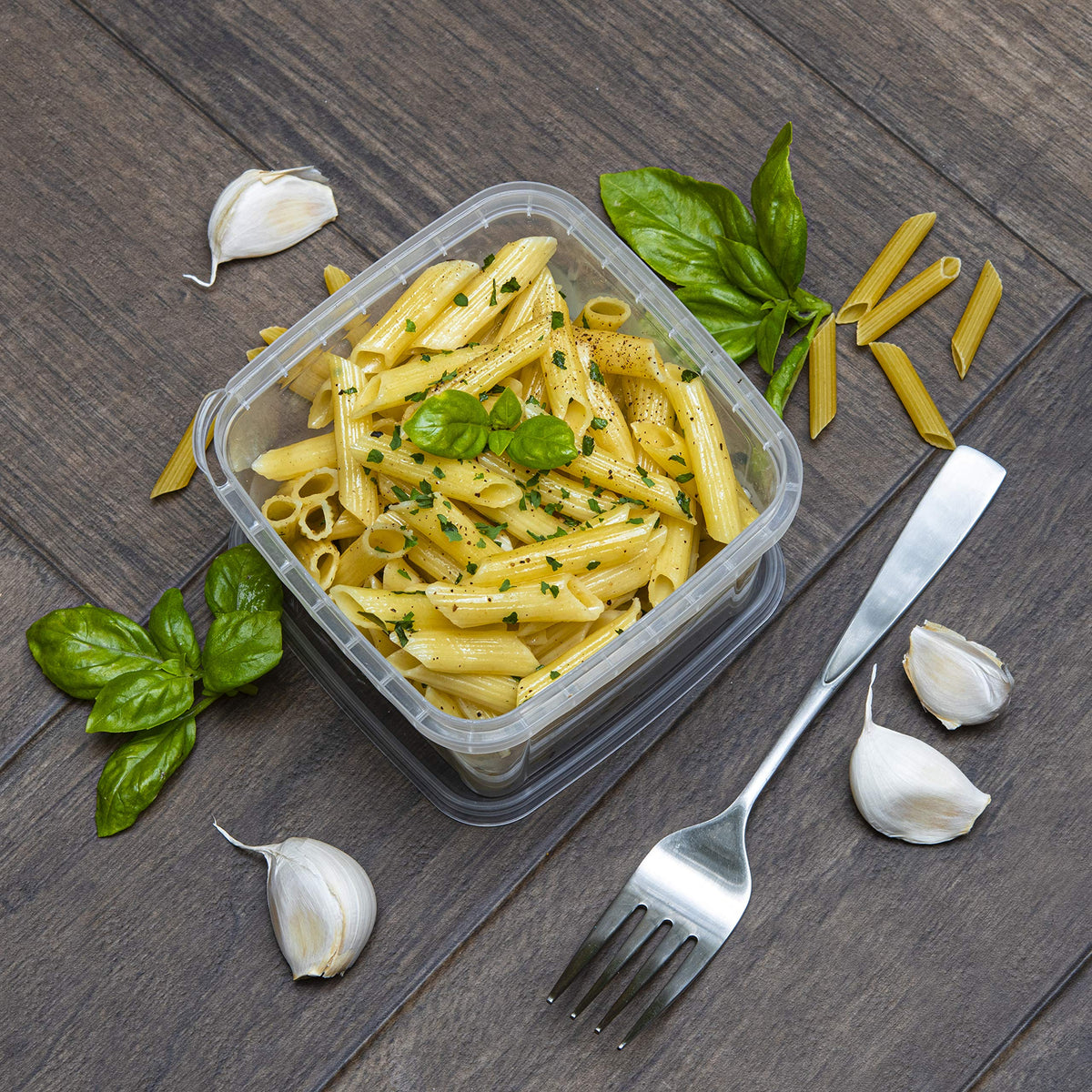 NYHI tamper-evident lid helps secure takeout and food safety.