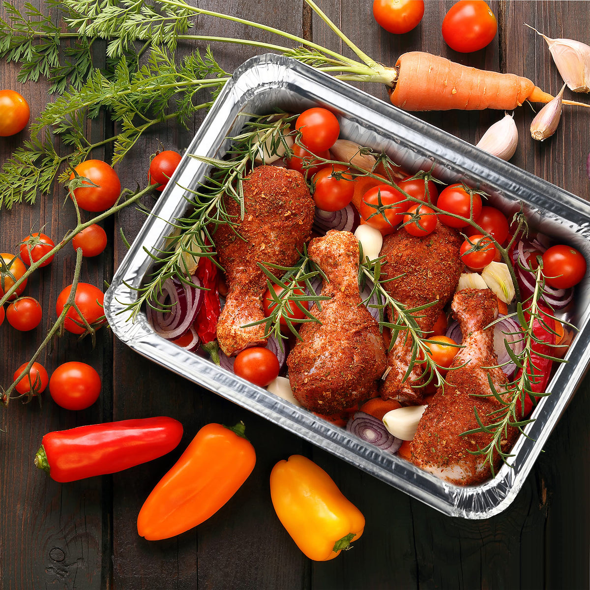 NYHI baking and roasting pan with lid keeps food fresh