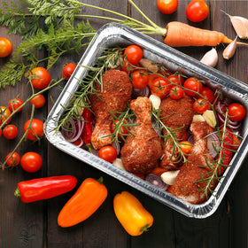 NYHI baking and roasting pan with lid keeps food fresh