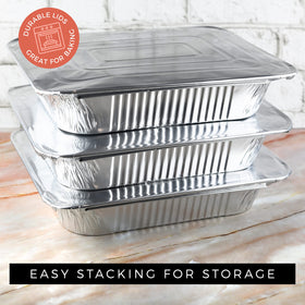 NYHI disposable pan with lid ideal for quick cleanup