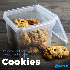 NYHI stackable BPA-free food containers save space in the pantry