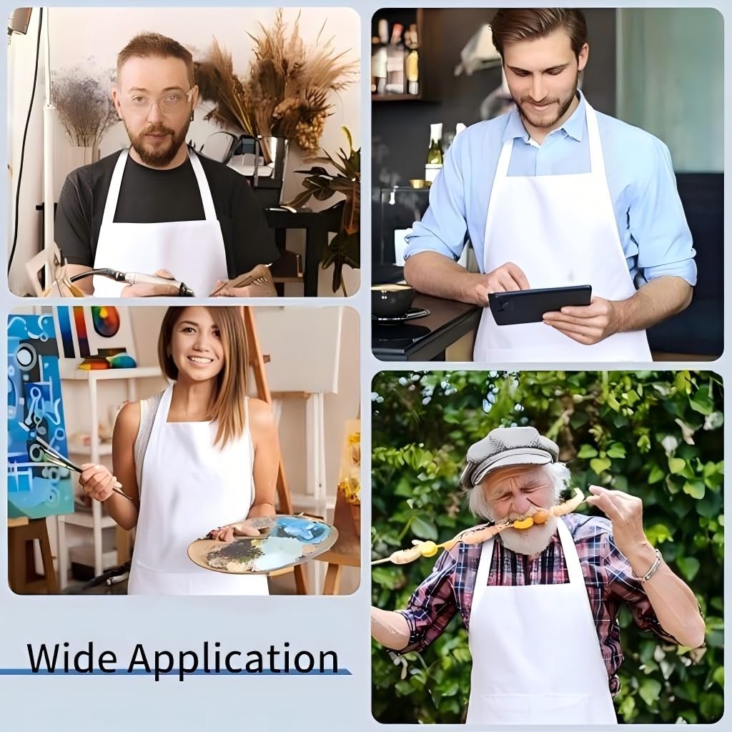 Nymmoata durable, quick-drying apron resists wrinkles over time.