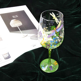 NymphFable 15oz wine glass in gift-ready kraft box