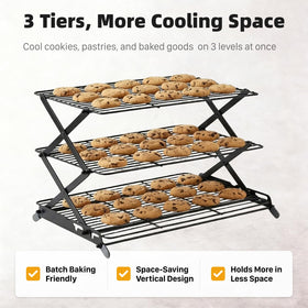 NZJWZS rack showing three adjustable height settings for different goods.
