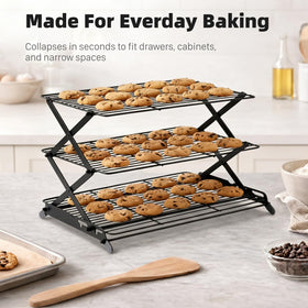 NZJWZS easy-clean wire rack after daily baking sessions.