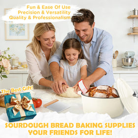 NZQXJXZ all-in-one bread baking kit shown on a kitchen counter
