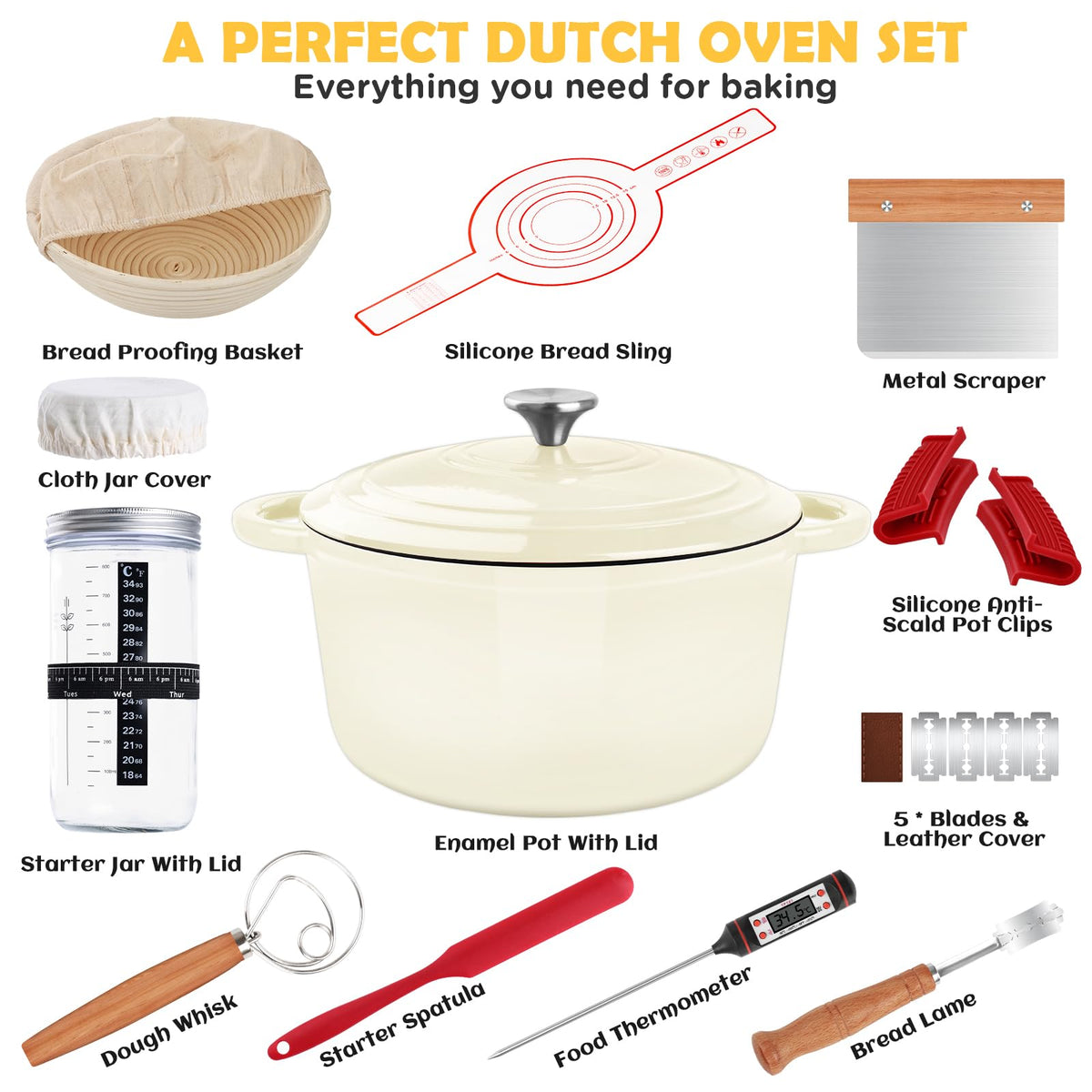 NZQXJXZ Dutch oven lid capturing steam for moist, flavorful breads