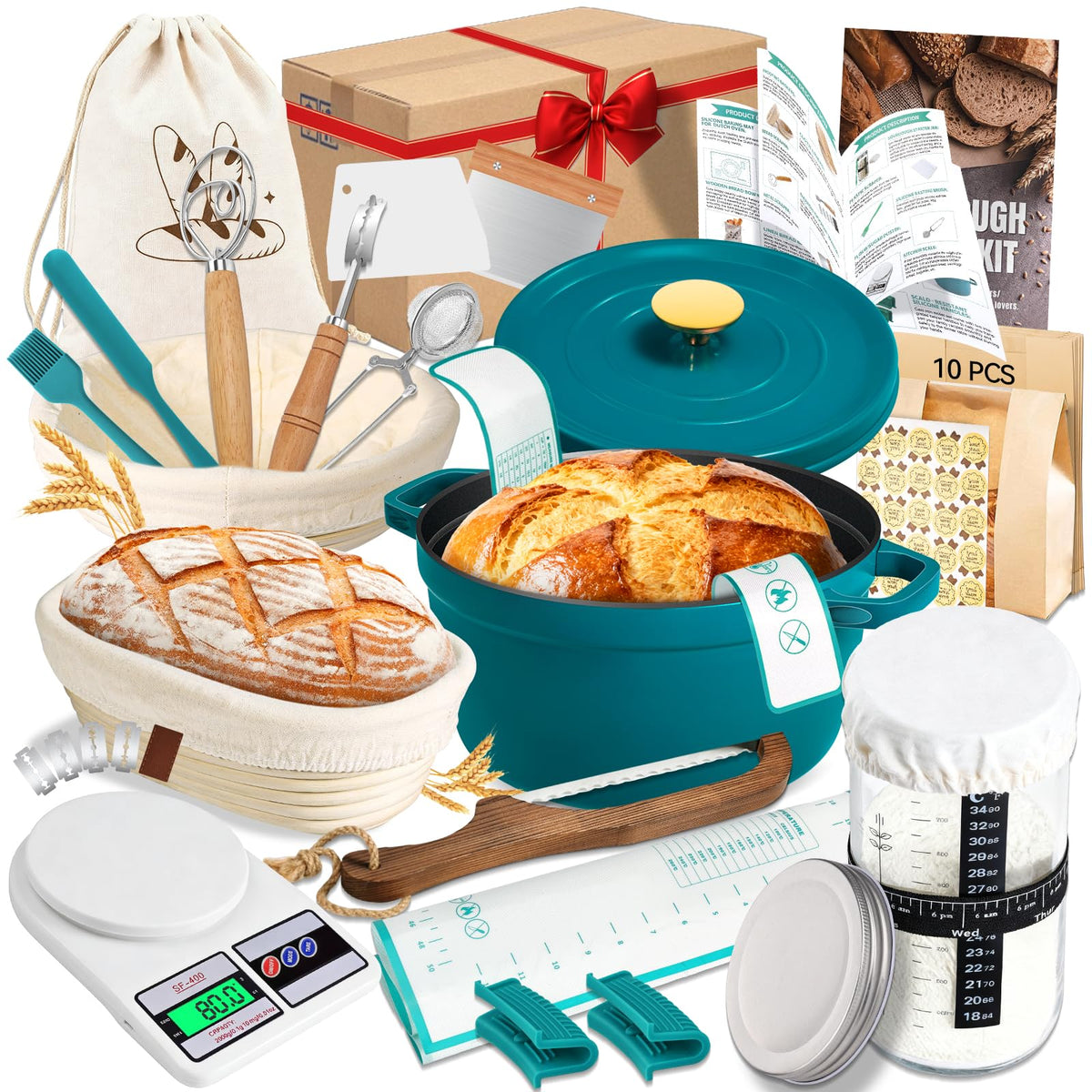 NZQXJXZ premium sourdough pot lid for even heat distribution and moisture control.