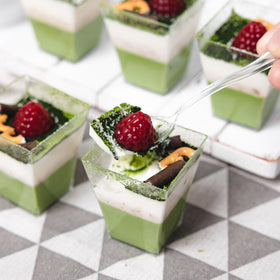NZVCN mini dessert cups, 2 in height, ideal for puddings and jello