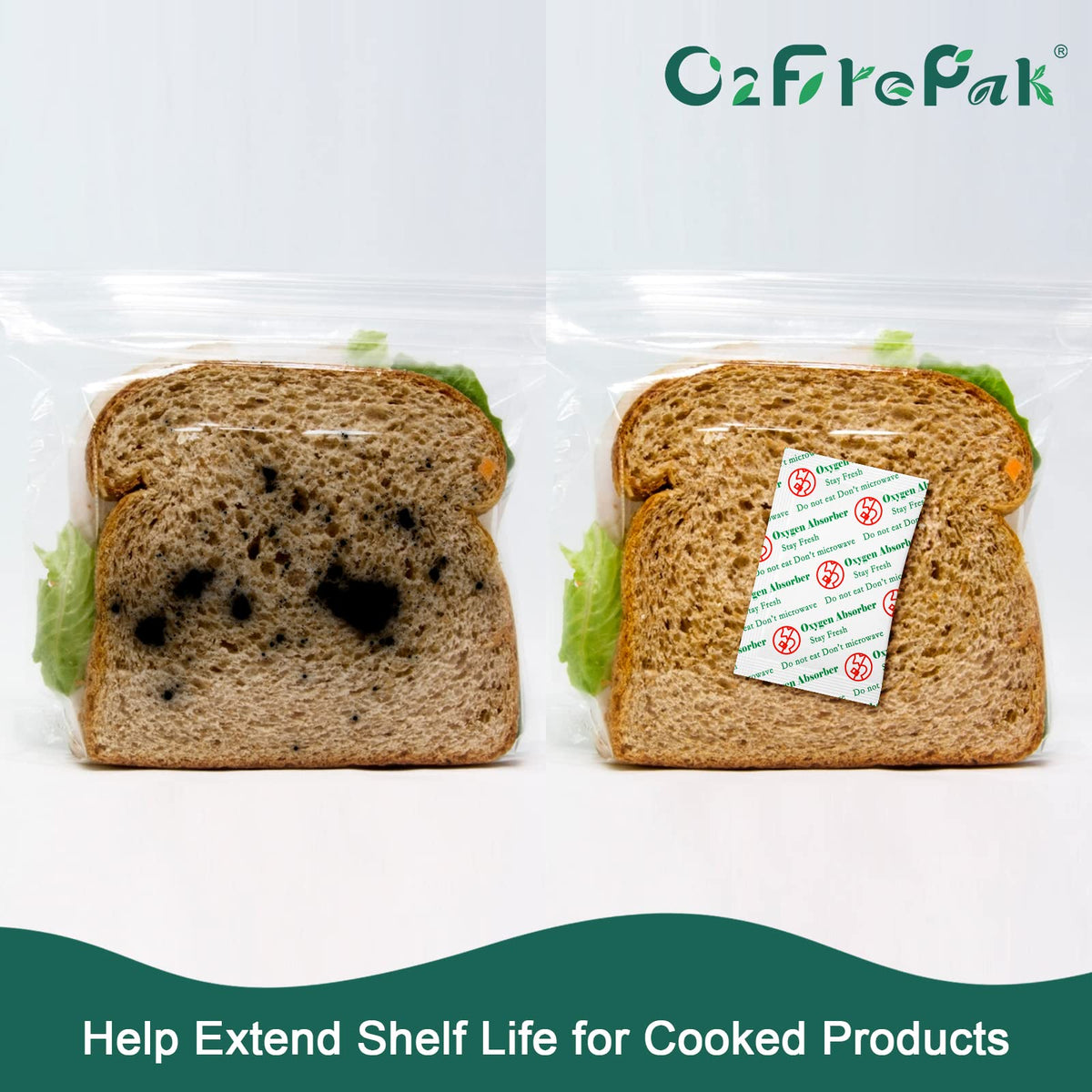 O2frepak 30-pack food-grade absorbers for long-term storage