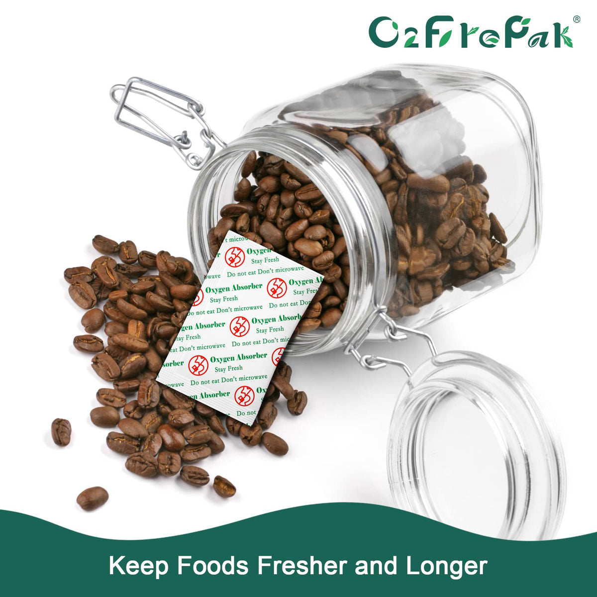 O2frepak vacuum bag with oxygen indicator helps monitor freshness
