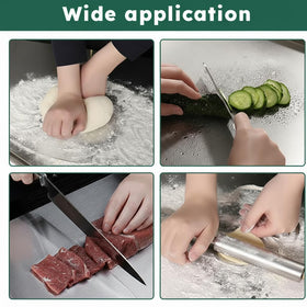 Oahtzy non-slip base keeps the board steady while slicing.