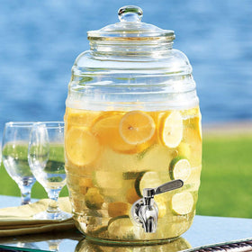 Oak Leaf beverage dispenser spigot in action delivering consistent flow.