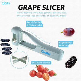 Oaki Bitty Bites Dishwasher-Safe Materials for easy cleanup after meals.