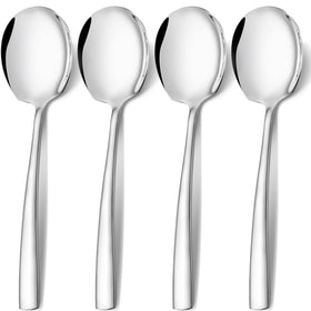 Oakibee extra-large serving spoon with 11.7-inch length for easy portioning and reach