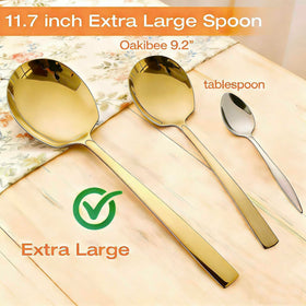 Oakibee heavy-duty six-pack spoons; long-lasting performance in frequent use.