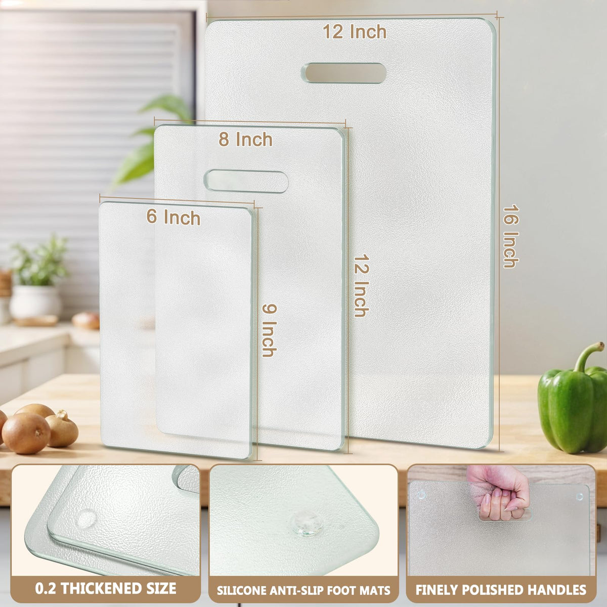 OAKJAR glass cutting board used as cheese plate or appetizer palette.