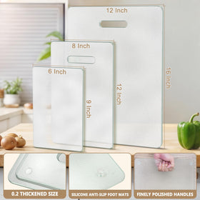 OAKJAR glass cutting board used as cheese plate or appetizer palette.